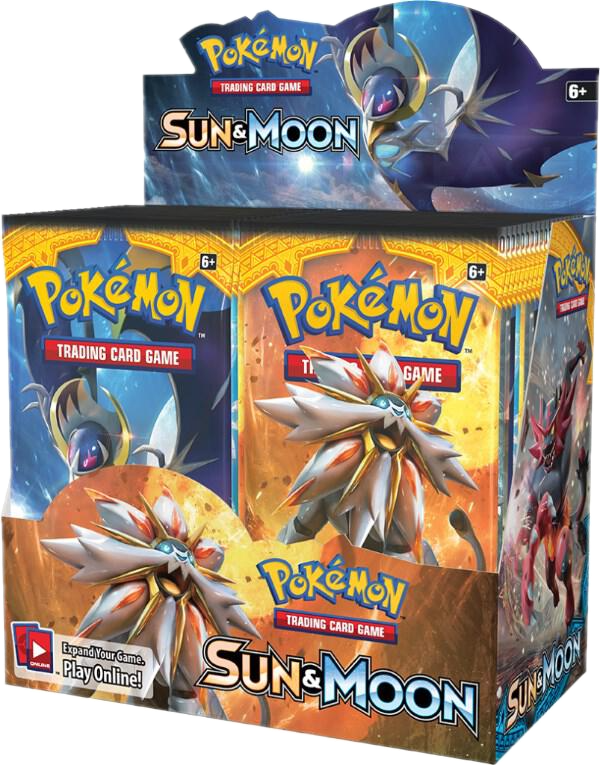 Sun & Moon Base Booster Box Vintage Vault Mystery LLC Sun & Moon Base Booster Box Vintage Vault Mystery LLC