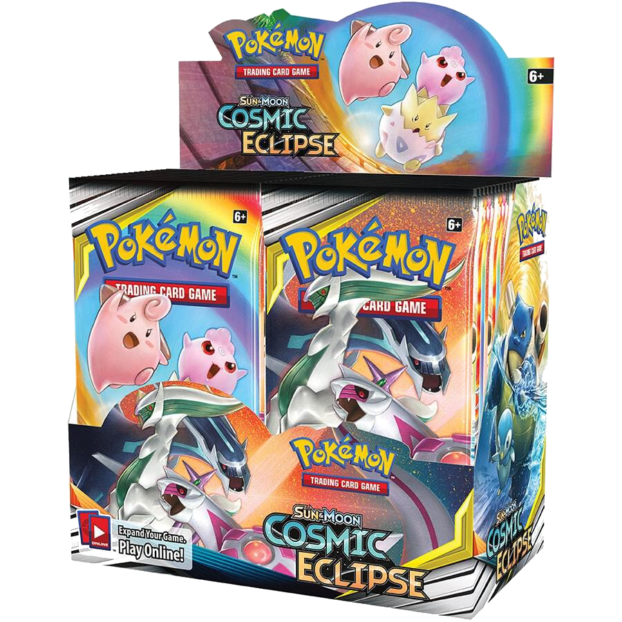 Sun & Moon Cosmic Eclipse Booster Box Vintage Vault Mystery LLC Sun & Moon Cosmic Eclipse Booster Box Vintage Vault Mystery LLC