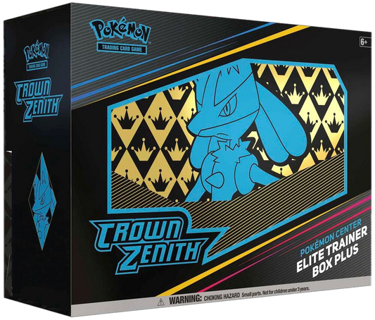 Sword & Shield Crown Zenith ETB Pokemon Center Plus