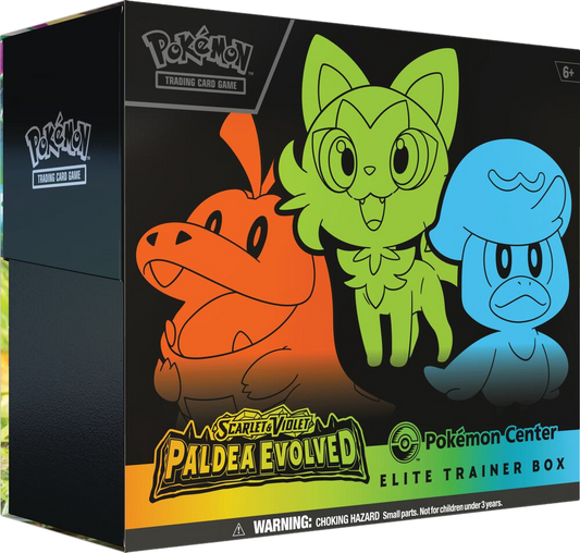 Scarlet & Violet Paldea Evolved Elite Trainer Box Pokemon Center