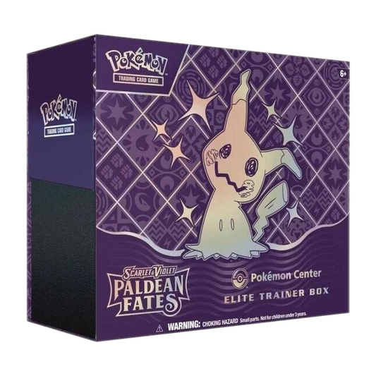 Scarlet & Violet Paldean Fates Elite Trainer Box Pokemon Center