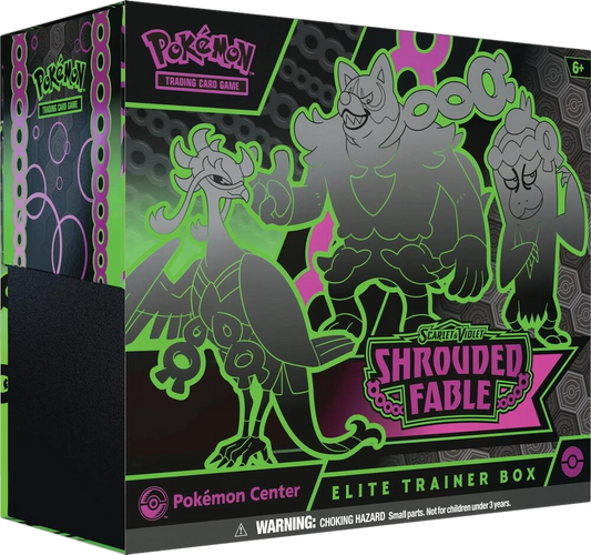 Scarlet & Violet Shrouded Fable Elite Trainer Box Pokemon Center