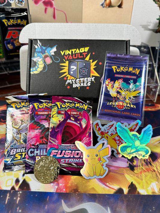Mystery Box - Guaranteed WoTC Booster Pack in every box!! - Round 2 - DM on Instagram @VintageVaultPokemon for discounts!