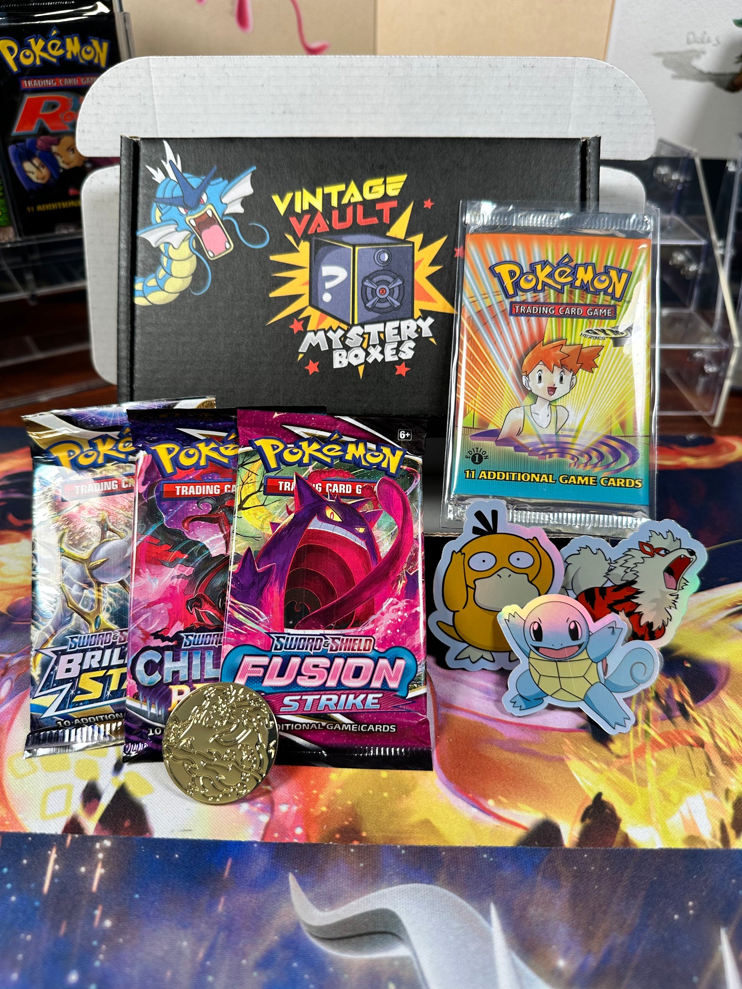 Mystery Box - Guaranteed WoTC Booster Pack in every box!! - Round 2 - DM on Instagram @VintageVaultPokemon for discounts!