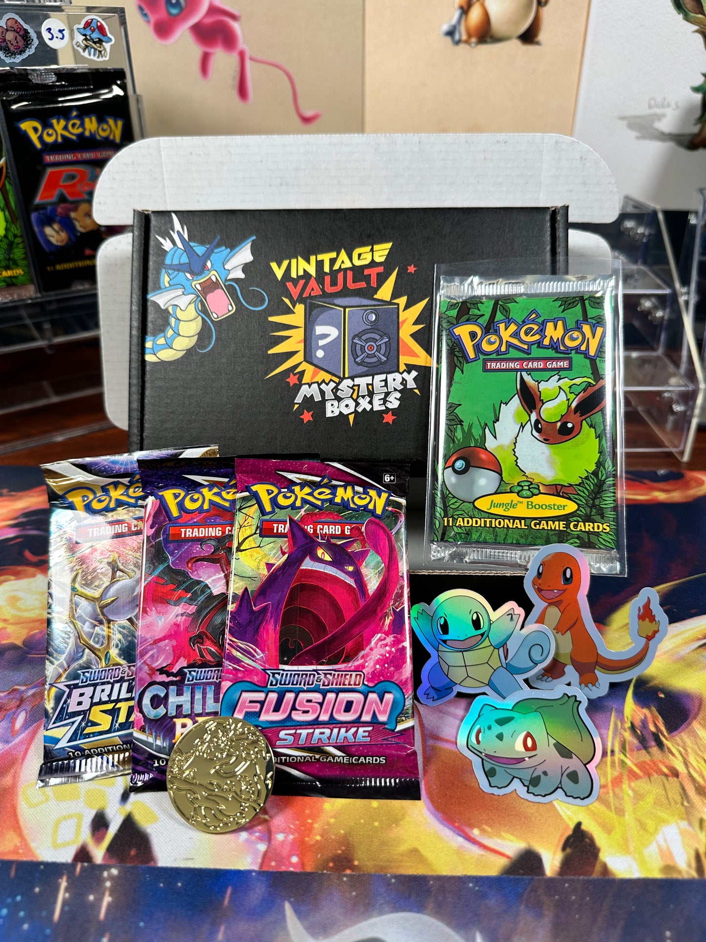 Mystery Box - Guaranteed WoTC Booster Pack in every box!! - Round 2 - DM on Instagram @VintageVaultPokemon for discounts!