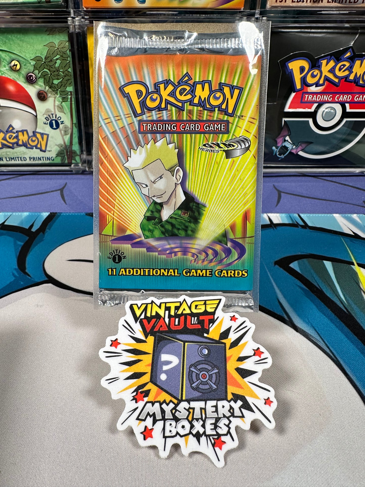 1st Edition Gym Heroes Booster Pack