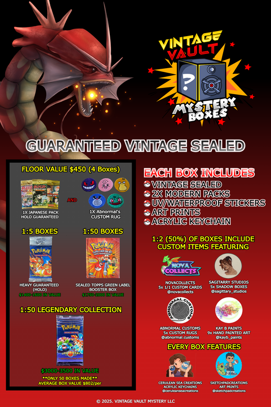Mystery Box - The Return! - DM on Instagram @VintageVaultPokemon for discount!!